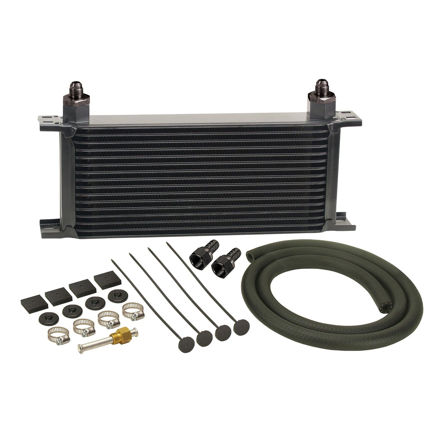 Derale 16 Row Series 10000 Stack Plate Transmission Cooler Kit, -6AN 13402