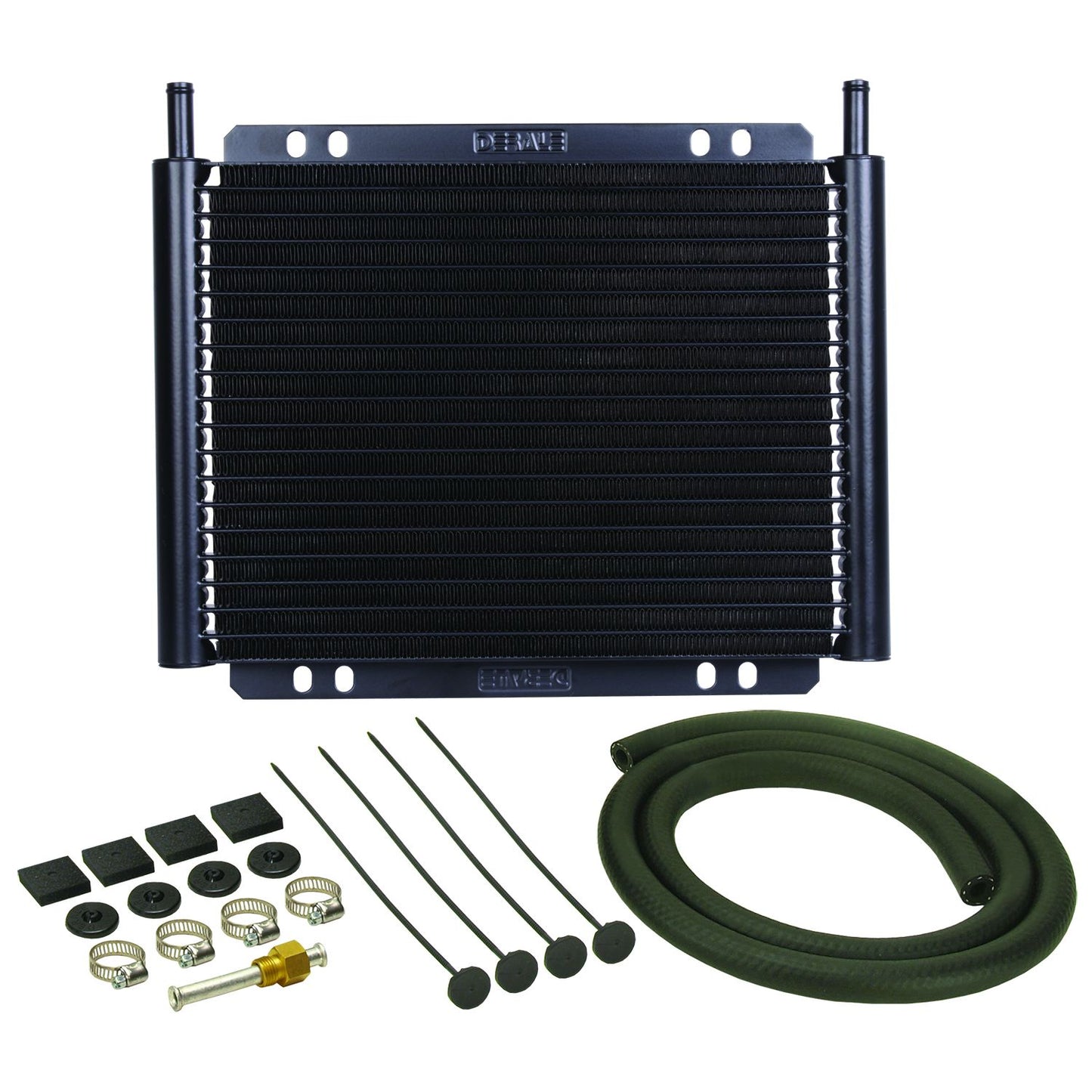 Derale 19 Row Series 8000 Plate & Fin Transmission Cooler Kit, 11/32" 13503