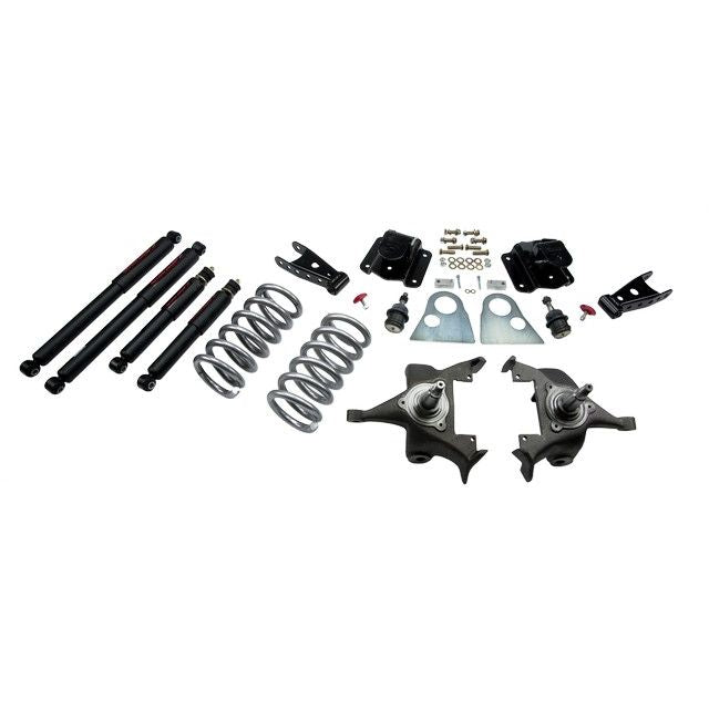 BELLTECH 815ND LOWERING KITS Front And Rear Complete Kit W/ Nitro Drop 2 Shocks 1994-1999 Dodge Ram 1500 (Std Cab V8 Auto Trans Only) 3 in. F/4 in. R drop W/ Nitro Drop II Shocks