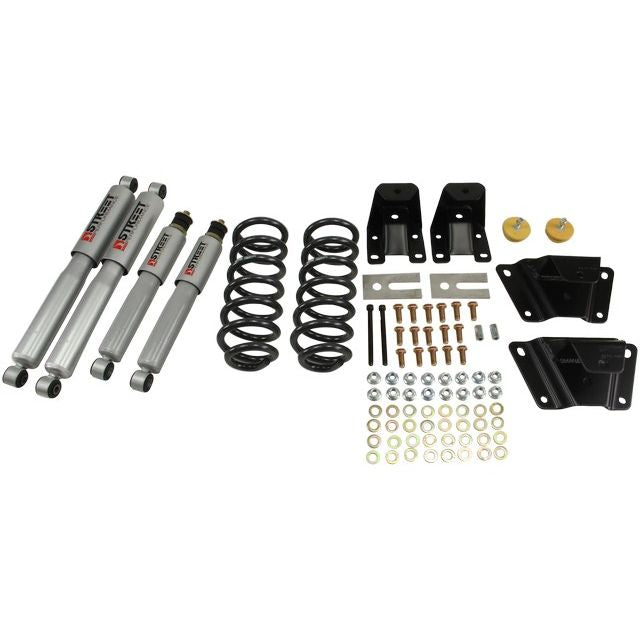 BELLTECH 902SP LOWERING KITS Front And Rear Complete Kit W/ Street Performance Shocks 1989-1997 Ford Ranger (Std Cab) 2 in. F/4 in. R drop W/ Street Performance Shocks