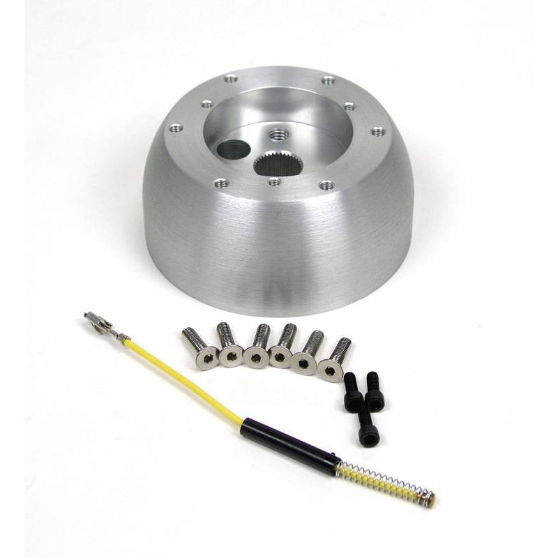 IDIDIT Steering Wheel Adaptor; 6 Bolt 1956-62 Corvette; Black Powder Coat 2202360051