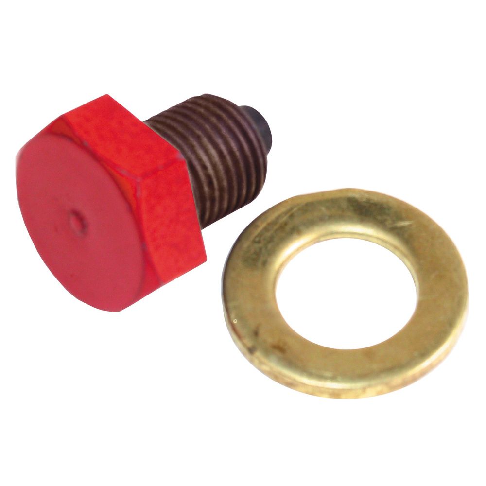 HAMBURGER'S PERFORMANCE PRODUCTS REPLACEMENT MAGNETIC DRAINPLUG AND SEAL; 1/2 IN.-20 1180