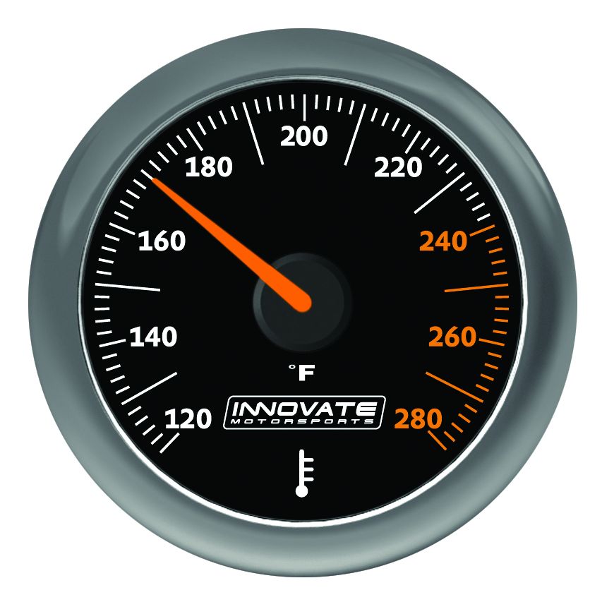 Innovate Motorsports MTX-A: Water / Oil (Fluid) Temperature Gauge 38610