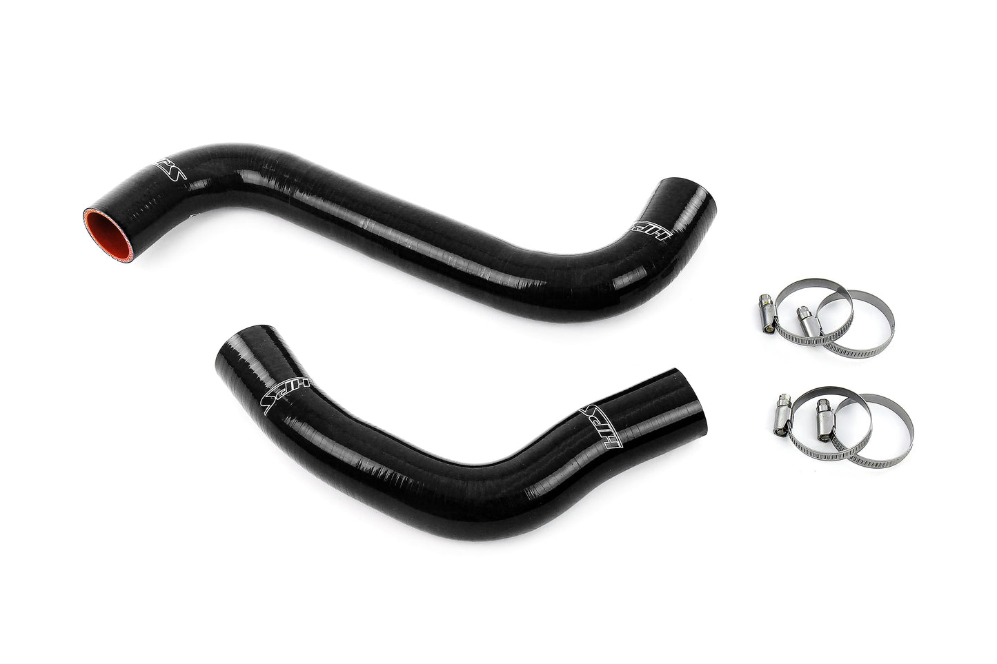 HPS Performance 3-ply Reinforced Silicone Replaces Rubber Radiator Coolant Hoses 57-2107-BLK