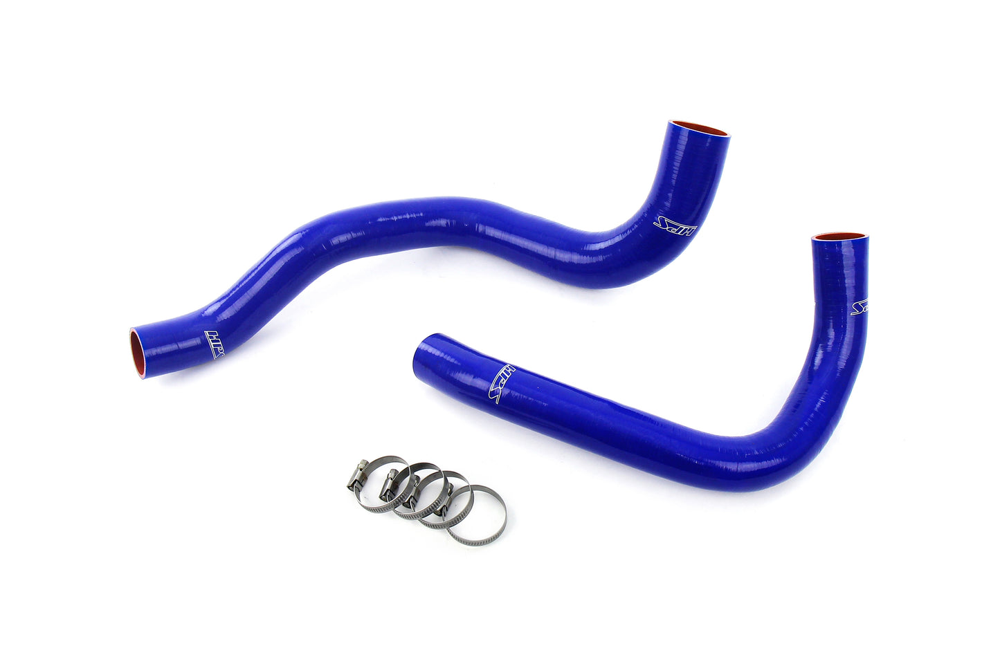 HPS Performance 3-ply Reinforced Silicone Replaces Rubber Radiator Coolant Hoses 57-2129-BLUE