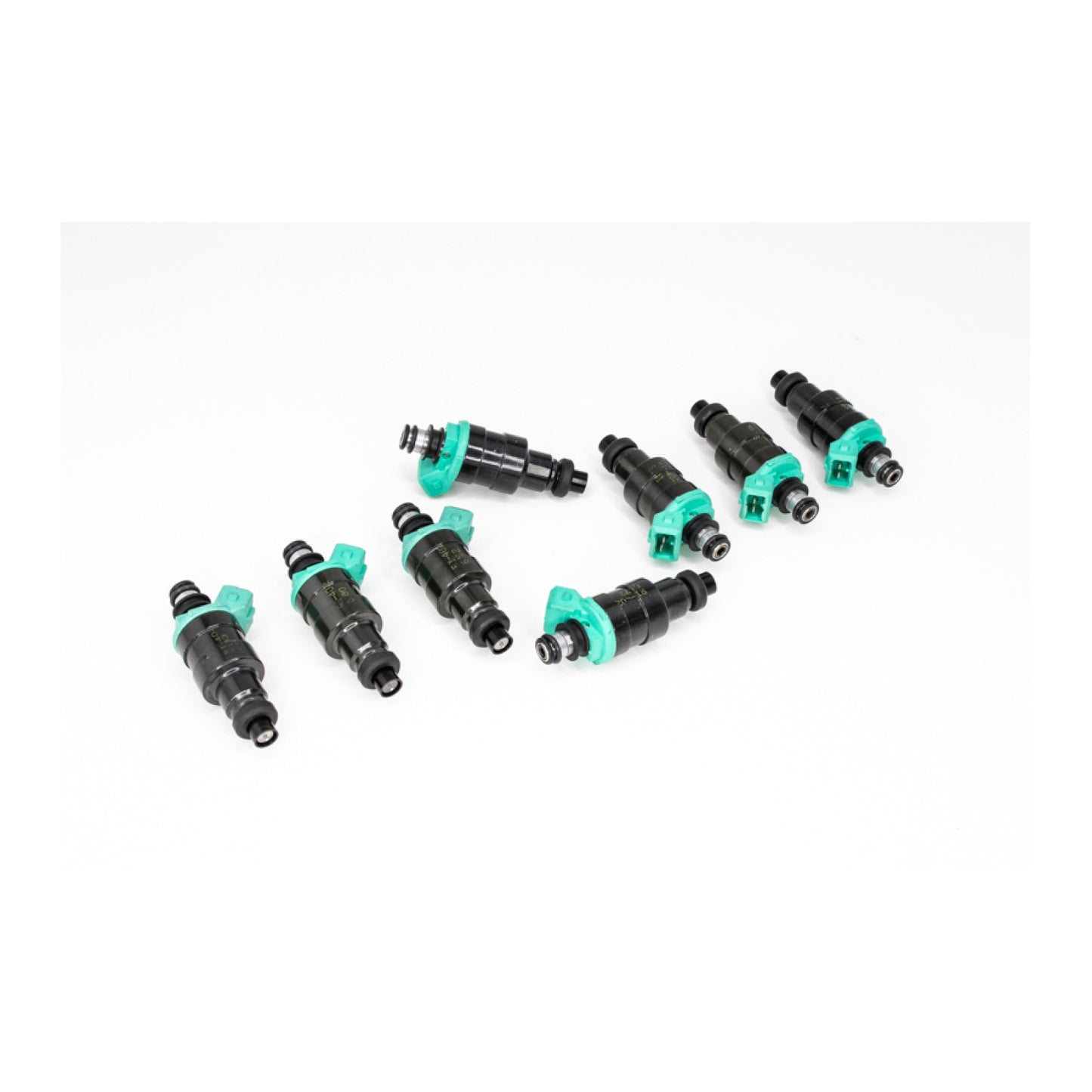 Deatschwerks Universal Low Impedance 11mm upper set of 8 injector 350cc/min DEW-42M-11-0350-8
