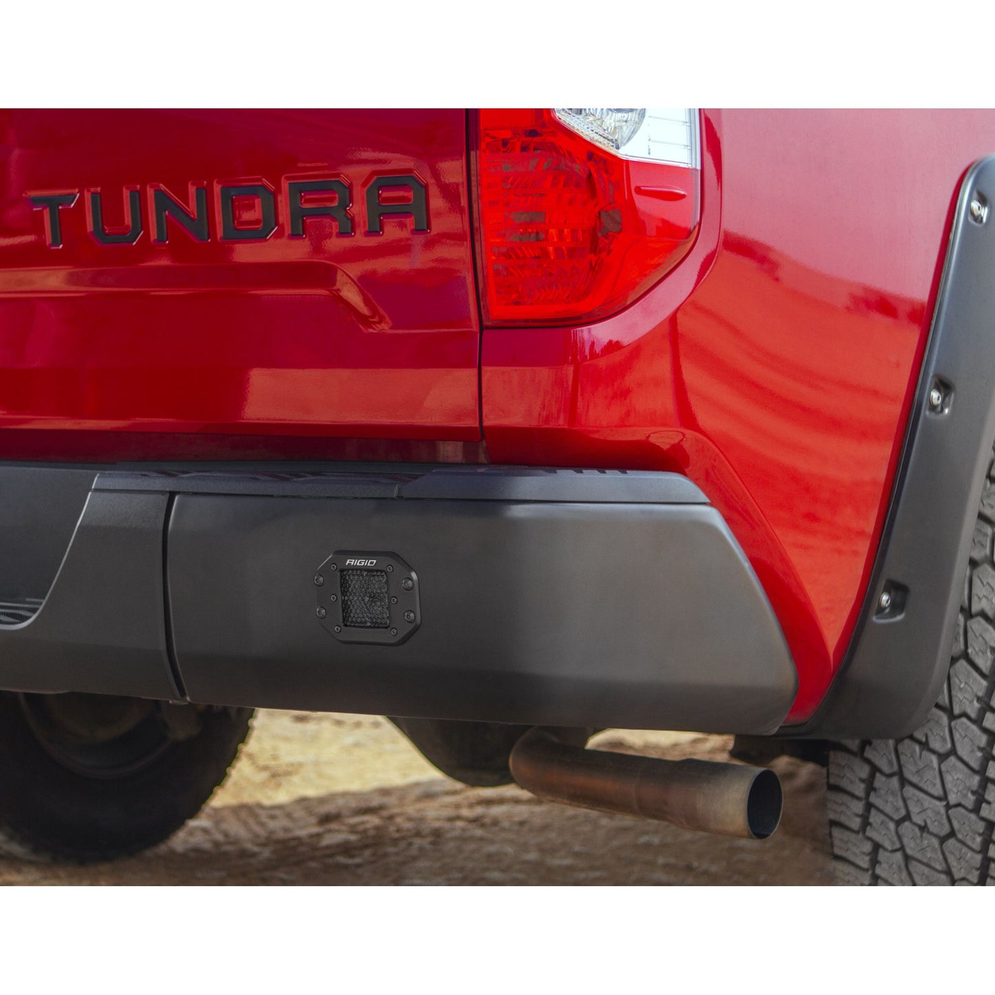 RIGID Industries D-Series PRO Midnight Edition Spot Diffused Flush Mount Pair 212513BLK