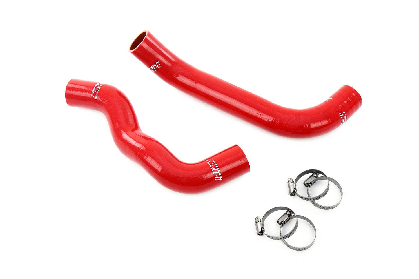 HPS Performance 3-ply Reinforced Silicone Replaces Rubber Radiator Coolant Hoses 57-2127-RED