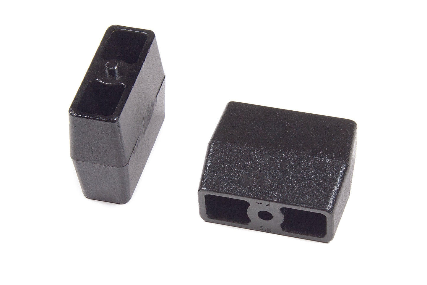 BDS SUSPENSION Rear Lift Blocks - 9/16 In Pin - Cast Iron - 5 Inch Lift - Universal Fitment BDS069509