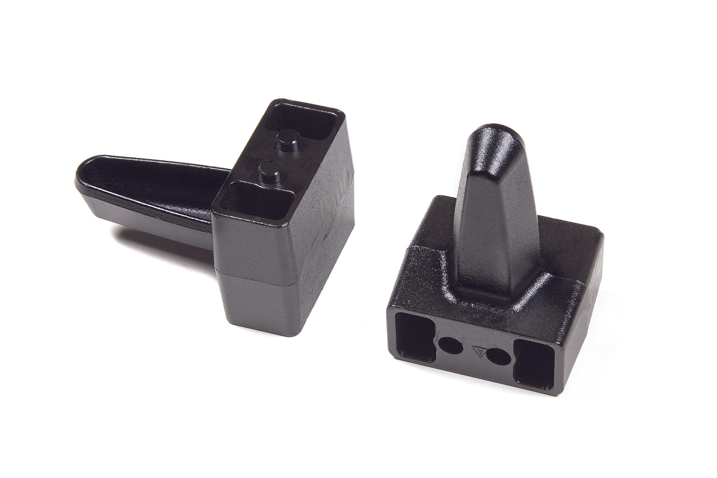 BDS SUSPENSION Rear Lift Blocks W/ Wing - Steel - 5 Inch Lift - Universal Fitment BDS069527