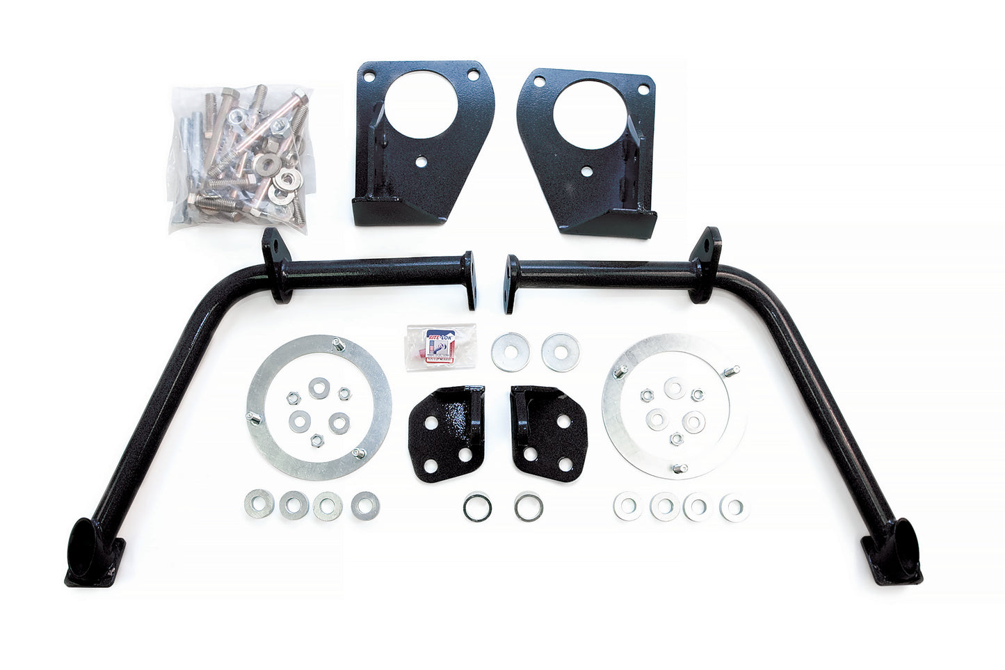 BDS SUSPENSION Dual Shock Hoop Mount Kit - Fits BDS Long Arm Only - Dodge Ram 2500 (03-13) And 3500 (03-12) 4WD BDS122614