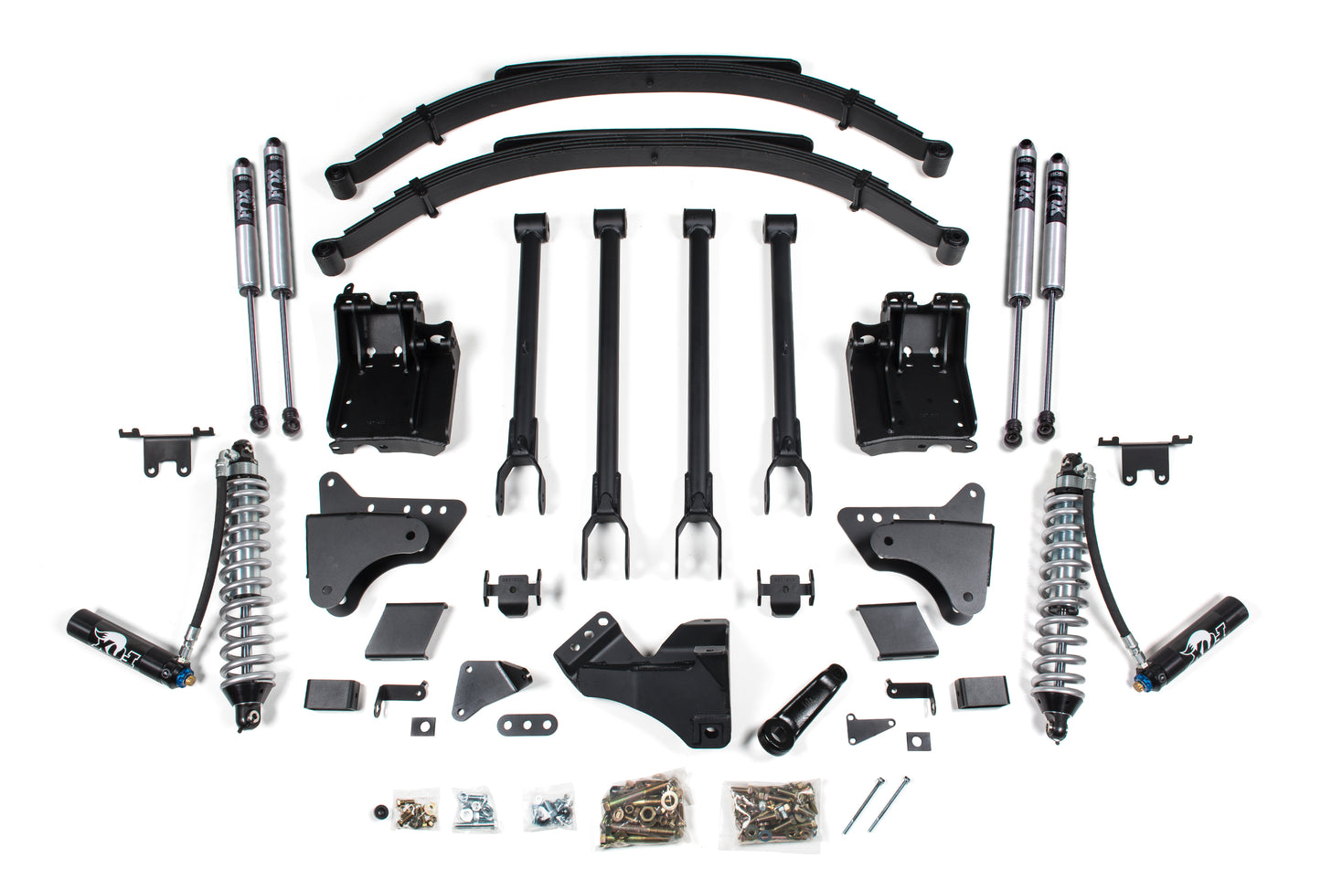 BDS SUSPENSION 8 Inch Lift Kit - 4-Link & FOX 2.5 Coil-Over Conversion - Ford F250/F350 Super Duty (11-16) 4WD - Diesel BDS1500FDSC