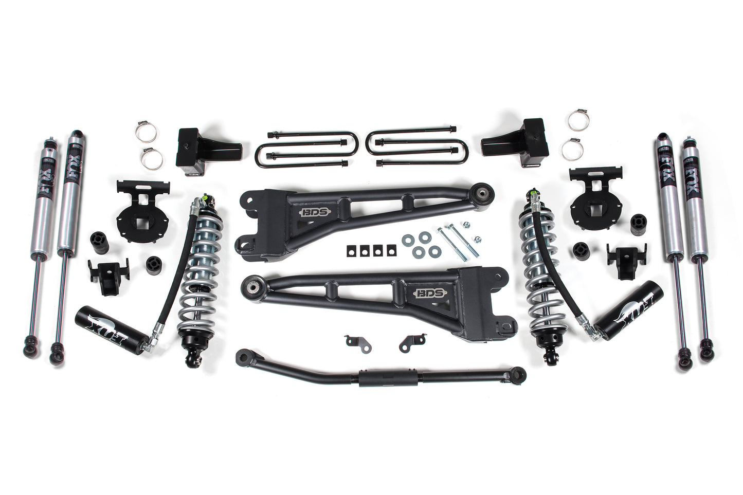 BDS SUSPENSION 2.5 Inch Lift Kit W/ Radius Arm - FOX 2.5 Coil-Over Conversion - Ford F250/F350 Super Duty (11-16) 4WD - Diesel BDS1926F