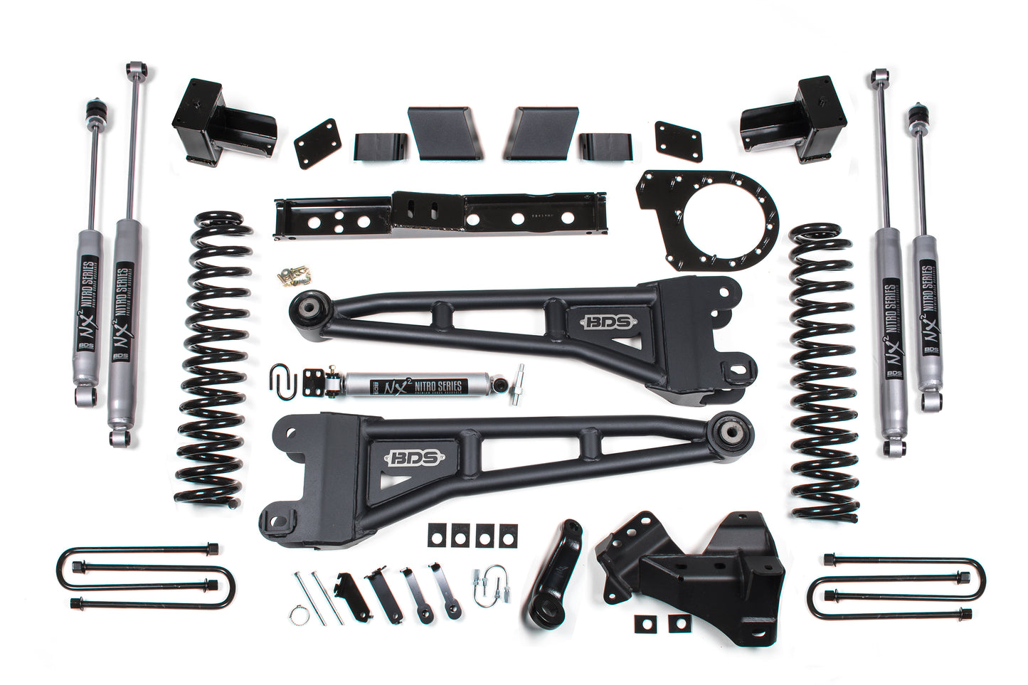 BDS SUSPENSION 6 Inch Lift Kit W/ Radius Arm - Ford F250/F350 Super Duty (17-19) 4WD - Diesel BDS1581H
