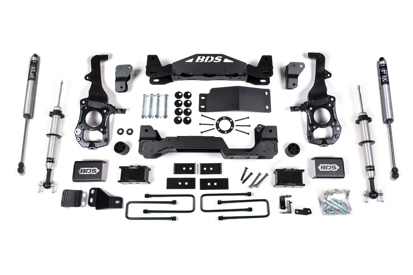 BDS SUSPENSION 4 Inch Lift Kit - FOX 2.0 Strut - Ford F150 (21-24) 4WD BDS1583FSR