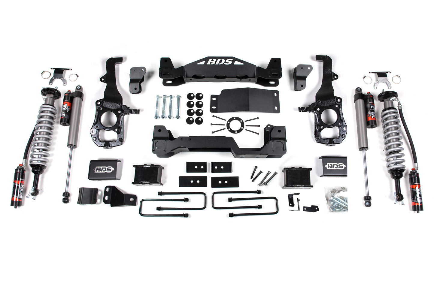 BDS SUSPENSION 6 Inch Lift Kit - FOX 2.5 Performance Elite Coil-Over - Ford F150 (21-24) 4WD BDS1585FPE