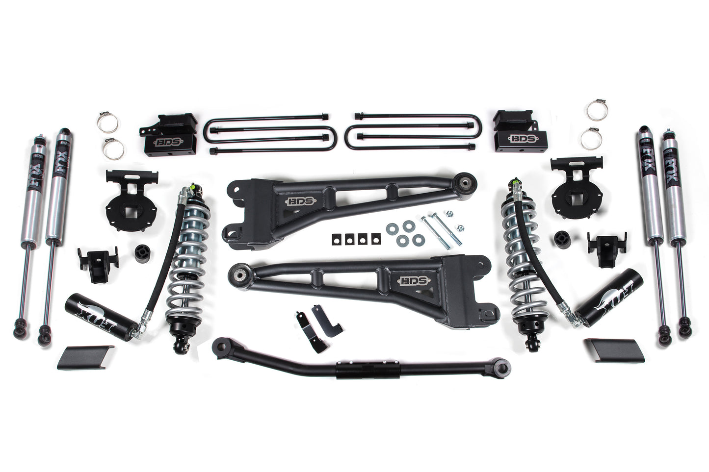 BDS SUSPENSION 3 Inch Lift Kit W/ Radius Arm - FOX 2.5 Coil-Over Conversion - Ford F450 Super Duty (20-22) 4WD - Diesel BDS1915F