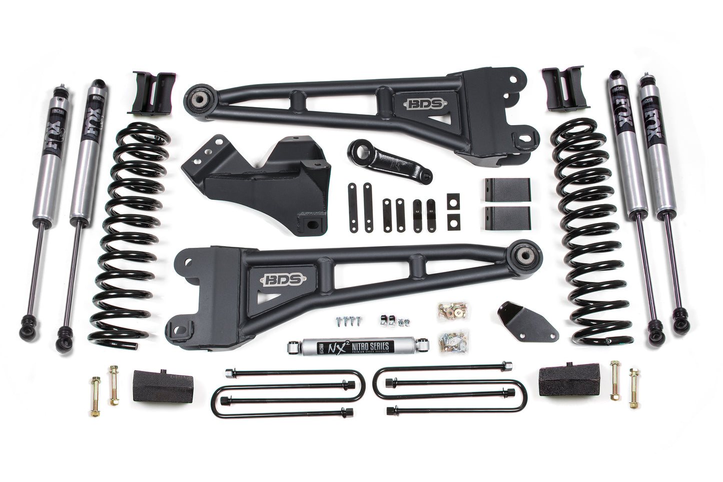 BDS SUSPENSION 4 Inch Lift Kit W/ Radius Arm - Ford F250/F350 Super Duty (08-10) 4WD - Diesel BDS1938FS