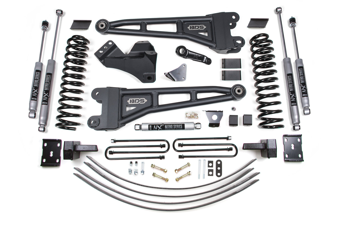 BDS SUSPENSION 6 Inch Lift Kit W/ Radius Arm - Ford F250/F350 Super Duty (05-07) 4WD - Gas BDS1949H