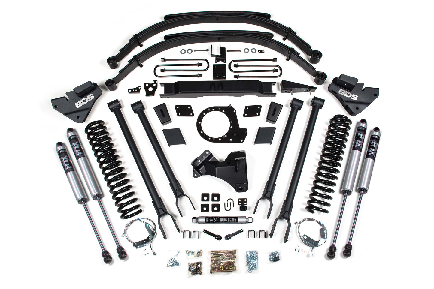 BDS SUSPENSION 9 Inch Lift Kit W/ 4-Link - Ford F250/F350 Super Duty (20-22) 4WD - Gas BDS1960FS