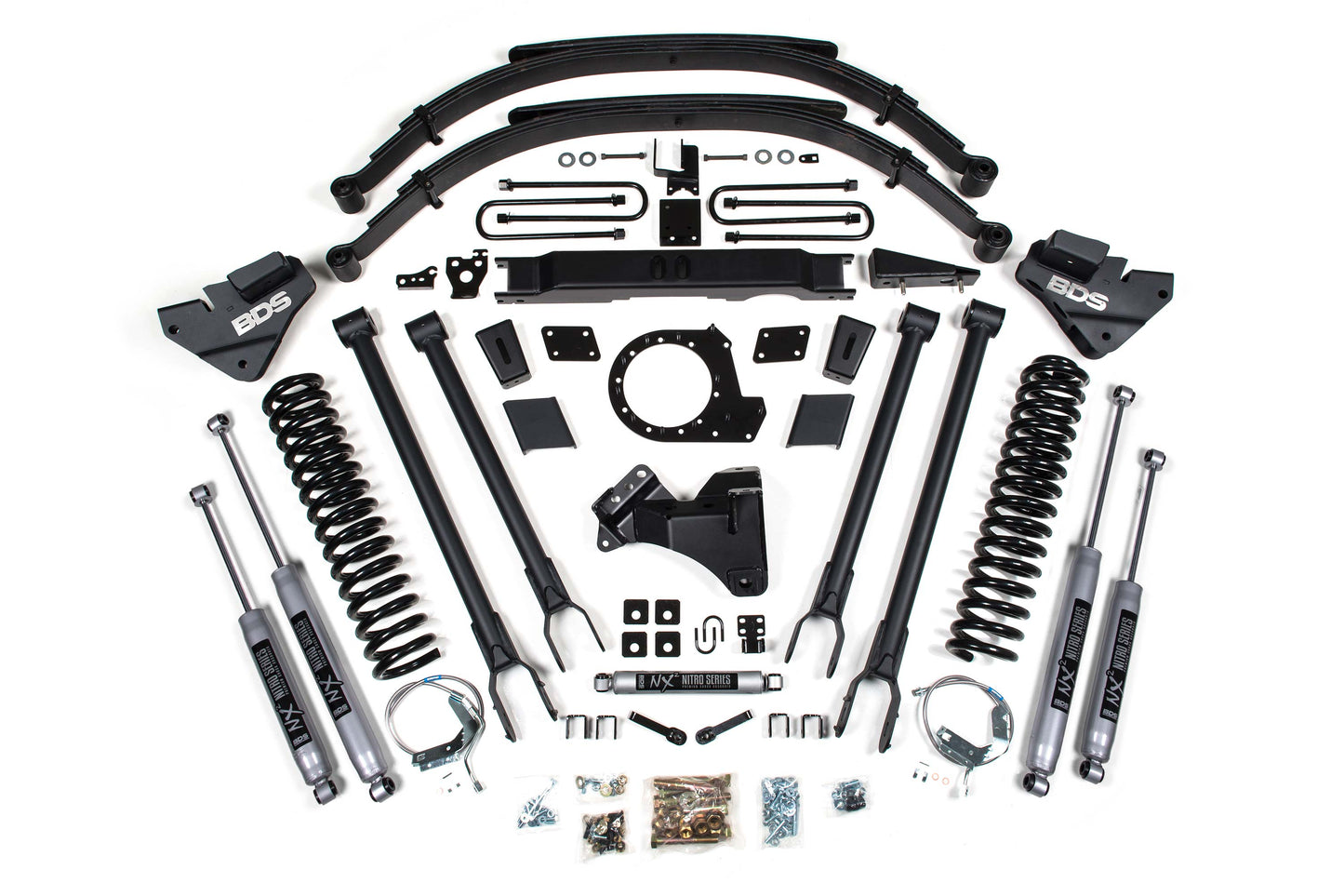 BDS SUSPENSION 9 Inch Lift Kit W/ 4-Link - Ford F250/F350 Super Duty (20-22) 4WD - Diesel BDS1959H