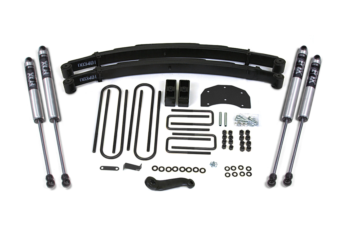 BDS SUSPENSION 4 Inch Lift Kit - Ford F350 Monobeam (80-96) 4WD BDS308FS