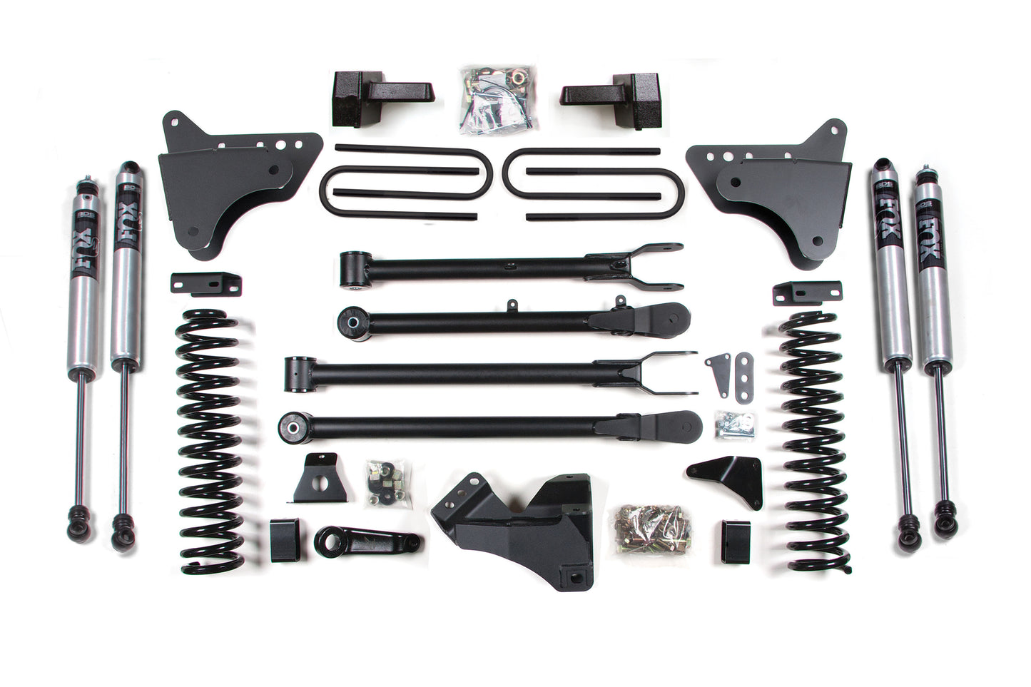 BDS SUSPENSION 4 Inch Lift Kit W/ 4-Link - Ford F250/F350 Super Duty (05-07) 4WD - Diesel BDS346FS