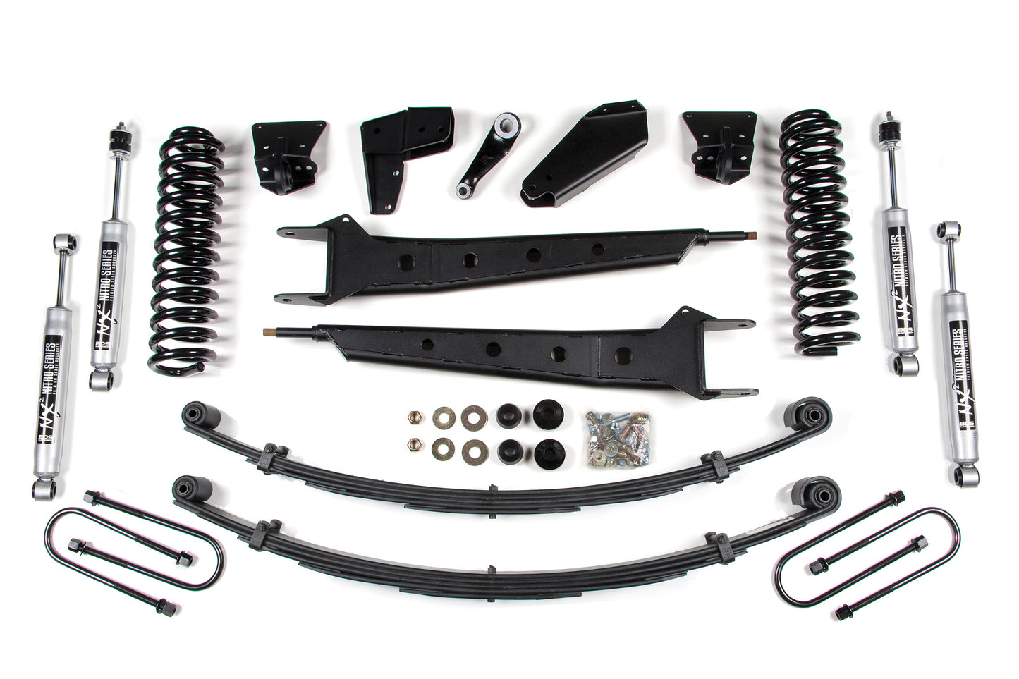BDS SUSPENSION 4 Inch Lift Kit W/ Radius Arm - Ford F100/F150 (80-96) 4WD BDS506H