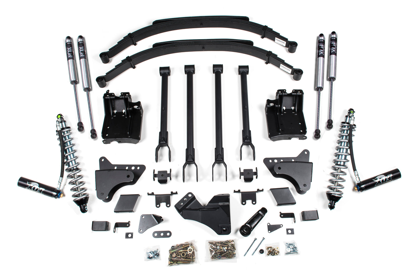 BDS SUSPENSION 6 Inch Lift Kit W/ 4-Link - FOX 2.5 Coil-Over Conversion - Ford F250/F350 Super Duty (11-16) 4WD - Diesel BDS596FDSC
