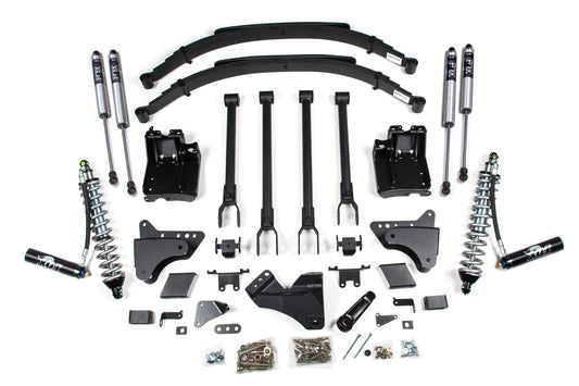 6 Inch Lift Kit W/ 4-Link - FOX 2.5 Coil-Over Conversion - Ford F250/F350 Super Duty (11-16) 4WD - Diesel
