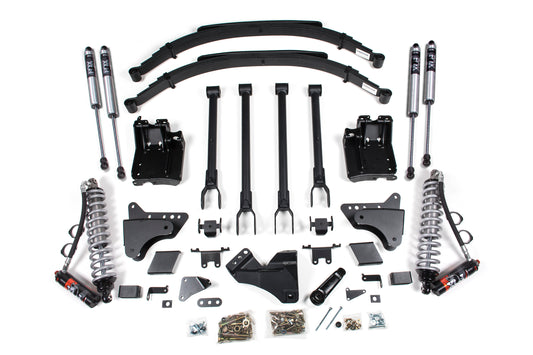 6 Inch Lift Kit W/ 4-Link - FOX 2.5 Performance Elite Coil-Over Conversion - Ford F250/F350 Super Duty (11-16) 4WD - Diesel