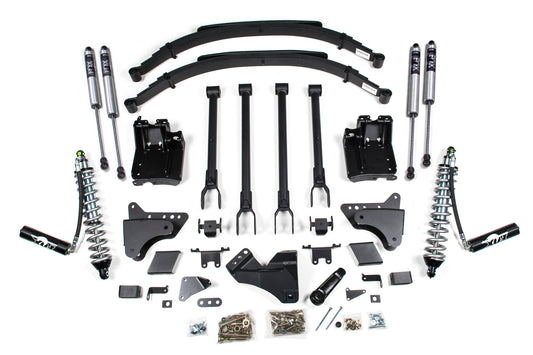 6 Inch Lift Kit W/ 4-Link - FOX 2.5 Coil-Over Conversion - Ford F250/F350 Super Duty (11-16) 4WD - Diesel