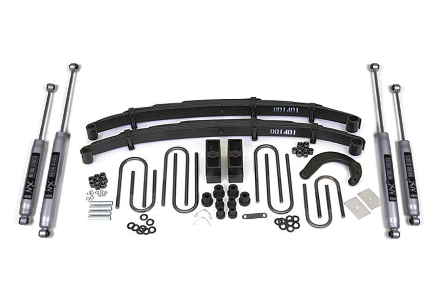 BDS SUSPENSION 4 Inch Lift Kit - Chevy/GMC 3/4 Ton Truck/Suburban (77-87) 4WD BDS124H