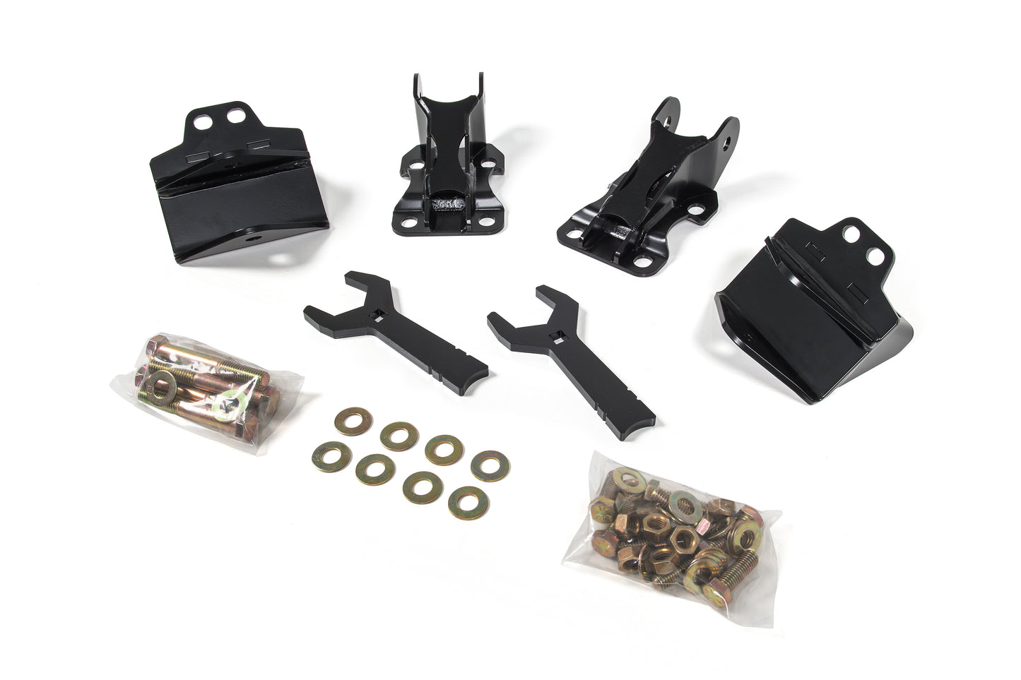 BDS SUSPENSION Recoil Traction Bar Mounting Kit - Chevy Silverado And GMC Sierra 2500HD / 3500HD (01-10) BDS121407