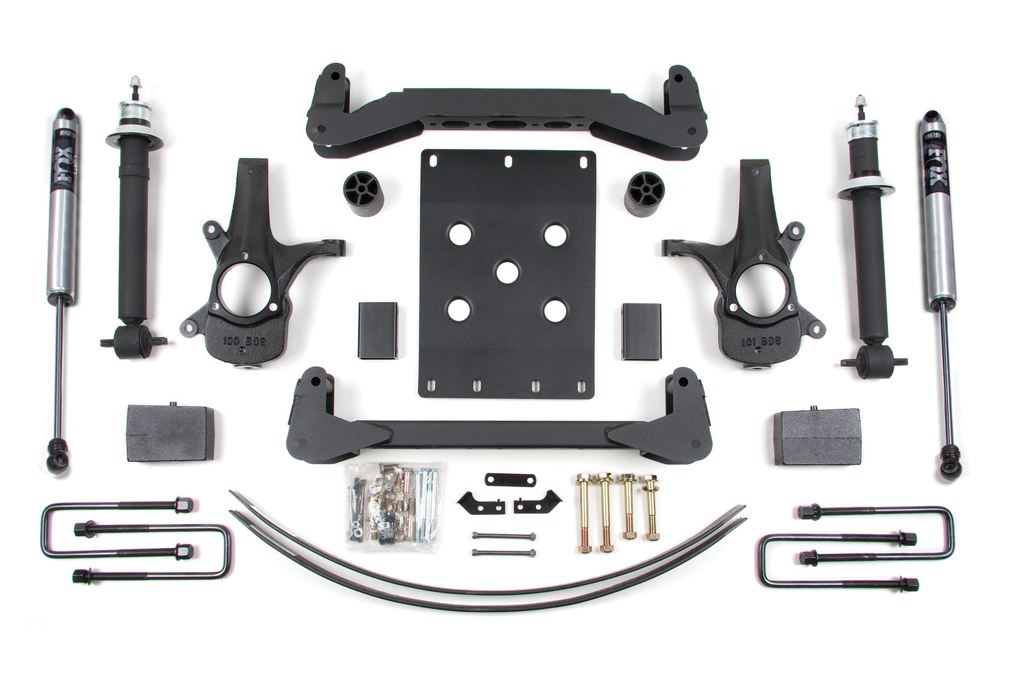 BDS SUSPENSION 6 Inch Lift Kit - Chevy Silverado Or GMC Sierra 1500 (07-13) 2WD BDS174FS