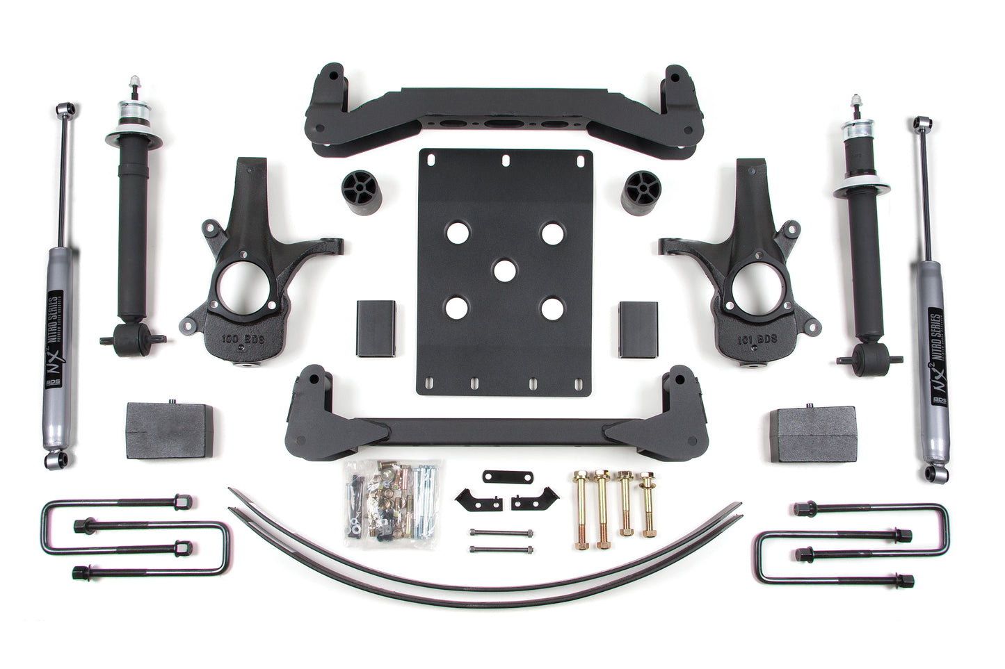 BDS SUSPENSION 6 Inch Lift Kit - Chevy Silverado Or GMC Sierra 1500 (07-13) 2WD BDS174H