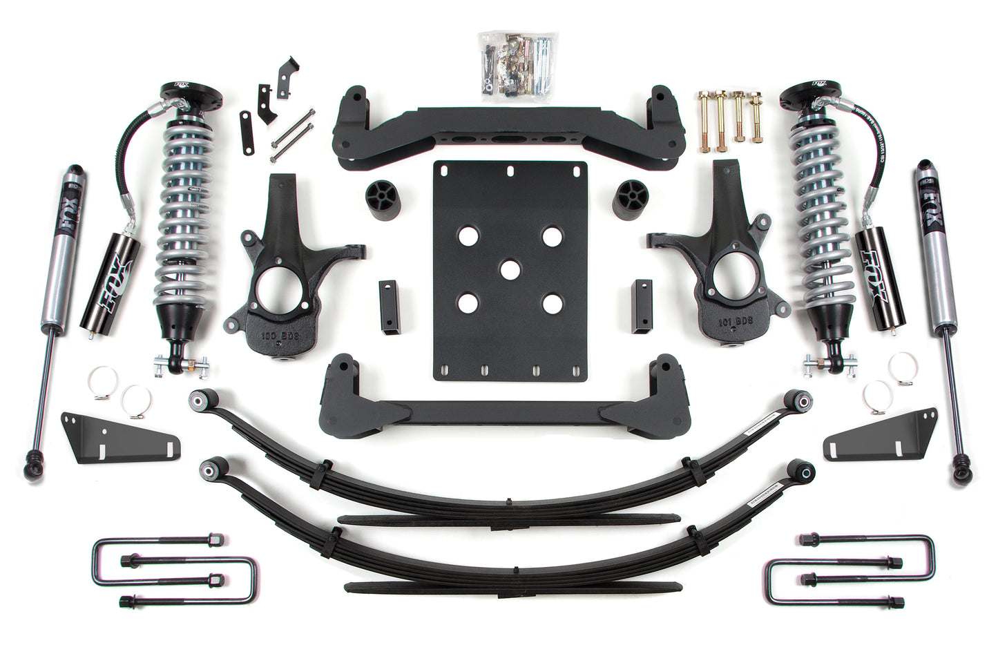 BDS SUSPENSION 6 Inch Lift Kit - FOX 2.5 Coil-Over - Chevy Silverado Or GMC Sierra 1500 (07-13) 2WD BDS175F