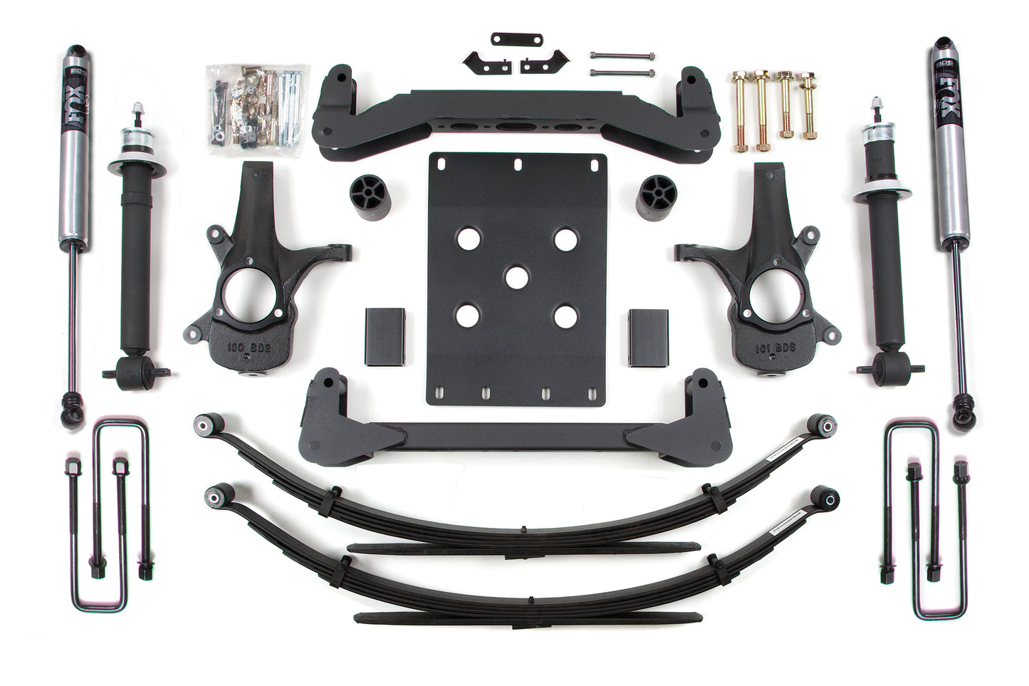 BDS SUSPENSION 6 Inch Lift Kit - Chevy Silverado Or GMC Sierra 1500 (07-13) 2WD BDS175FS