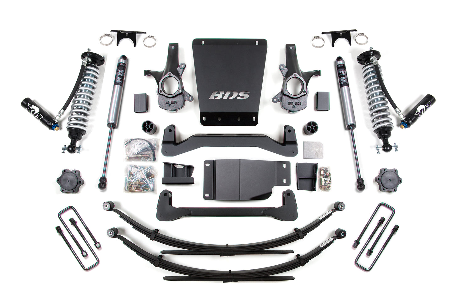 BDS SUSPENSION 6 Inch Lift Kit - FOX 2.5 Coil-Over - Chevy Silverado Or GMC Sierra 1500 (07-13) 4WD BDS177FDSC