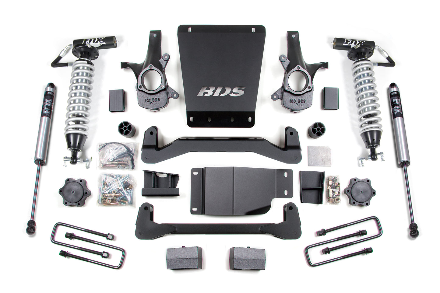 BDS SUSPENSION 4 Inch Lift Kit - FOX 2.5 Coil-Over - Chevy Silverado Or GMC Sierra 1500 (07-13) 4WD BDS184F