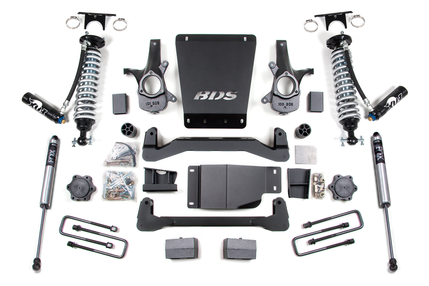 BDS SUSPENSION 4 Inch Lift Kit - FOX 2.5 Coil-Over - Chevy Silverado Or GMC Sierra 1500 (07-13) 4WD BDS184FDSC