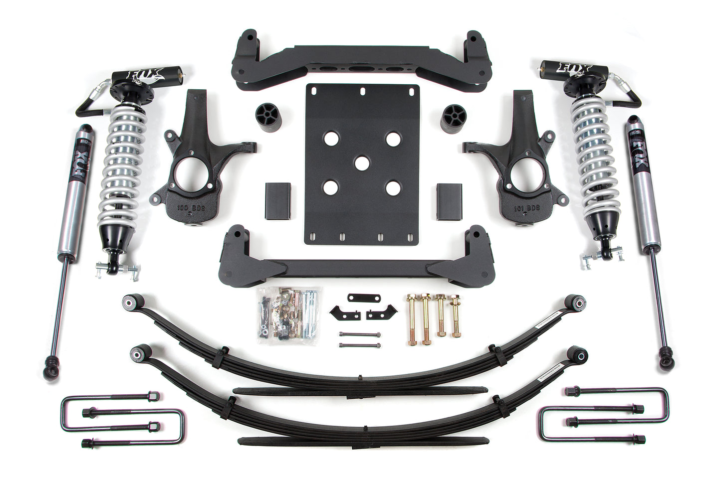 BDS SUSPENSION 4 Inch Lift Kit - FOX 2.5 Coil-Over - Chevy Silverado Or GMC Sierra 1500 (07-13) 2WD BDS187F