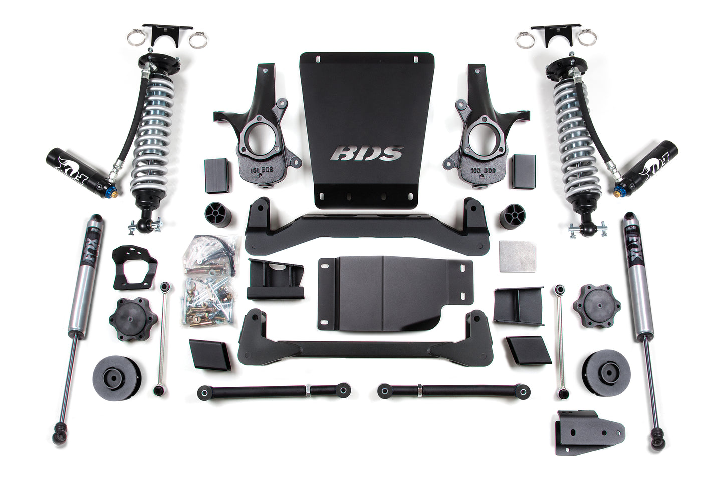 BDS SUSPENSION 4 Inch Lift Kit - FOX 2.5 Coil-Over - Chevy/GMC Avalanche- Suburban- Tahoe- Or Yukon 1500 (07-14) 4WD BDS188FDSC