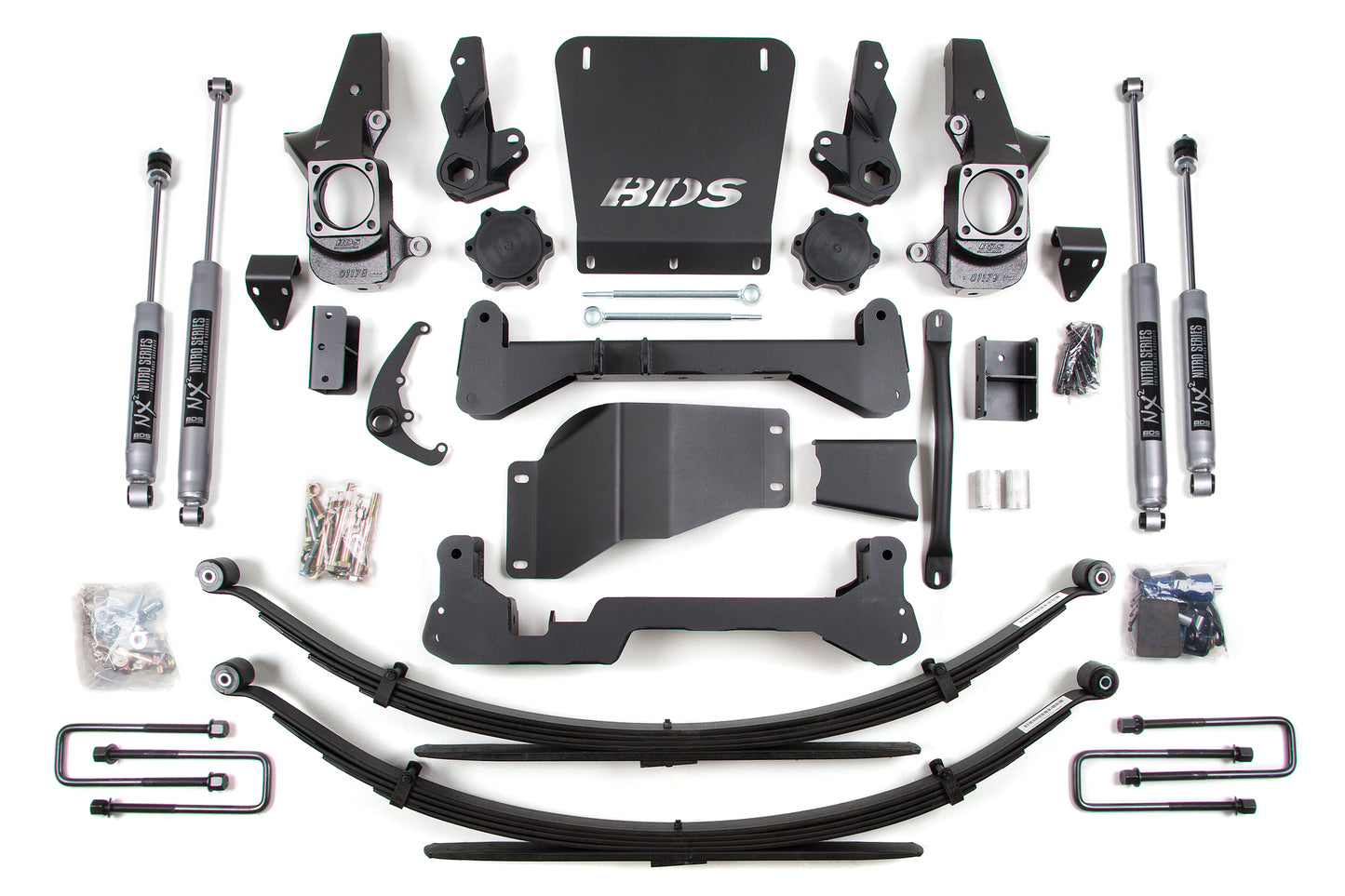 BDS SUSPENSION 7 Inch Lift Kit - Chevy Silverado Or GMC Sierra 2500HD/3500 (01-10) 4WD BDS190H