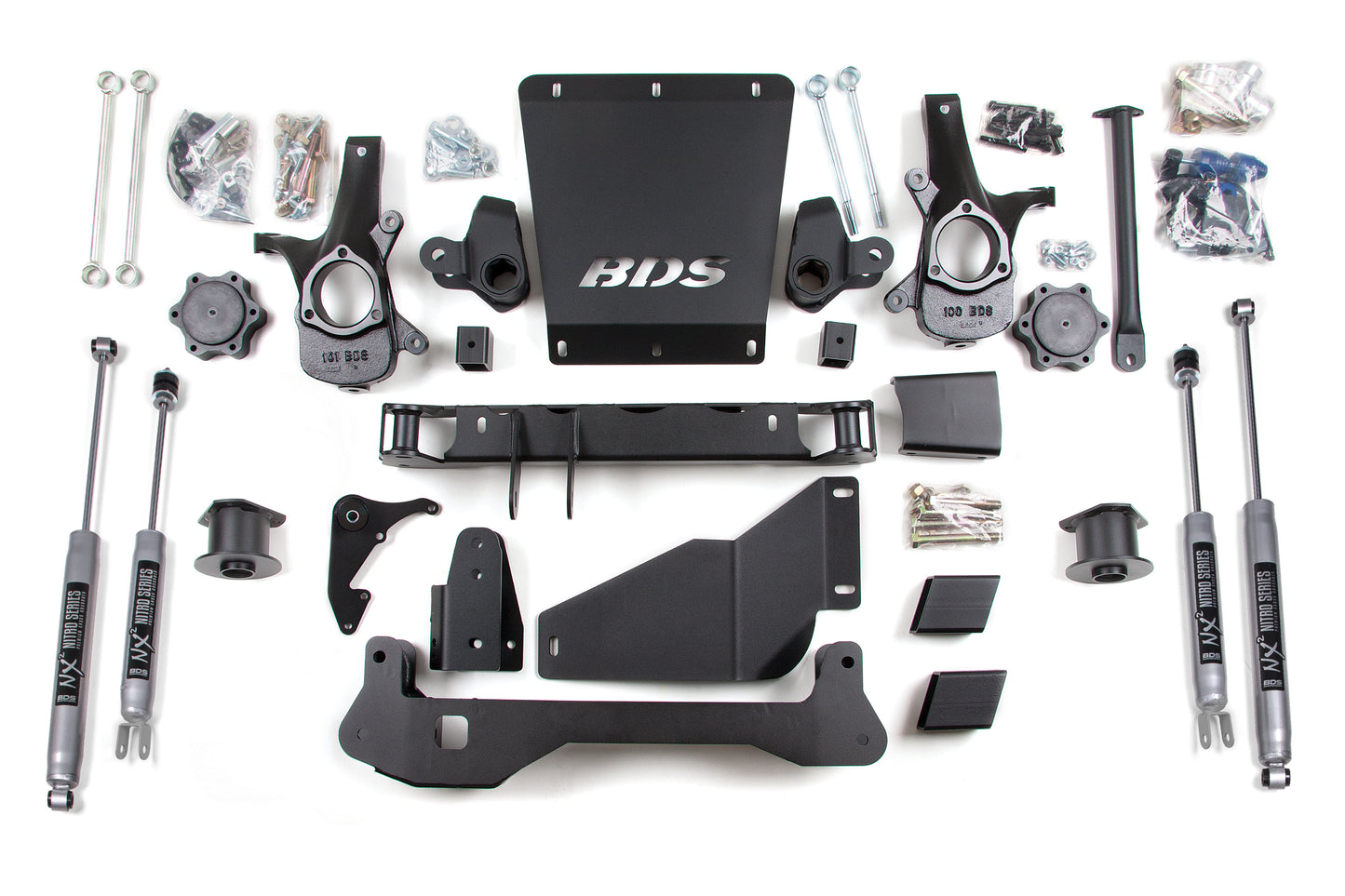 BDS SUSPENSION 4 Inch Lift Kit - Chevy/GMC Avalanche- Surburban- Tahoe- Or Yukon 1500 (00-06) 4WD BDS191H