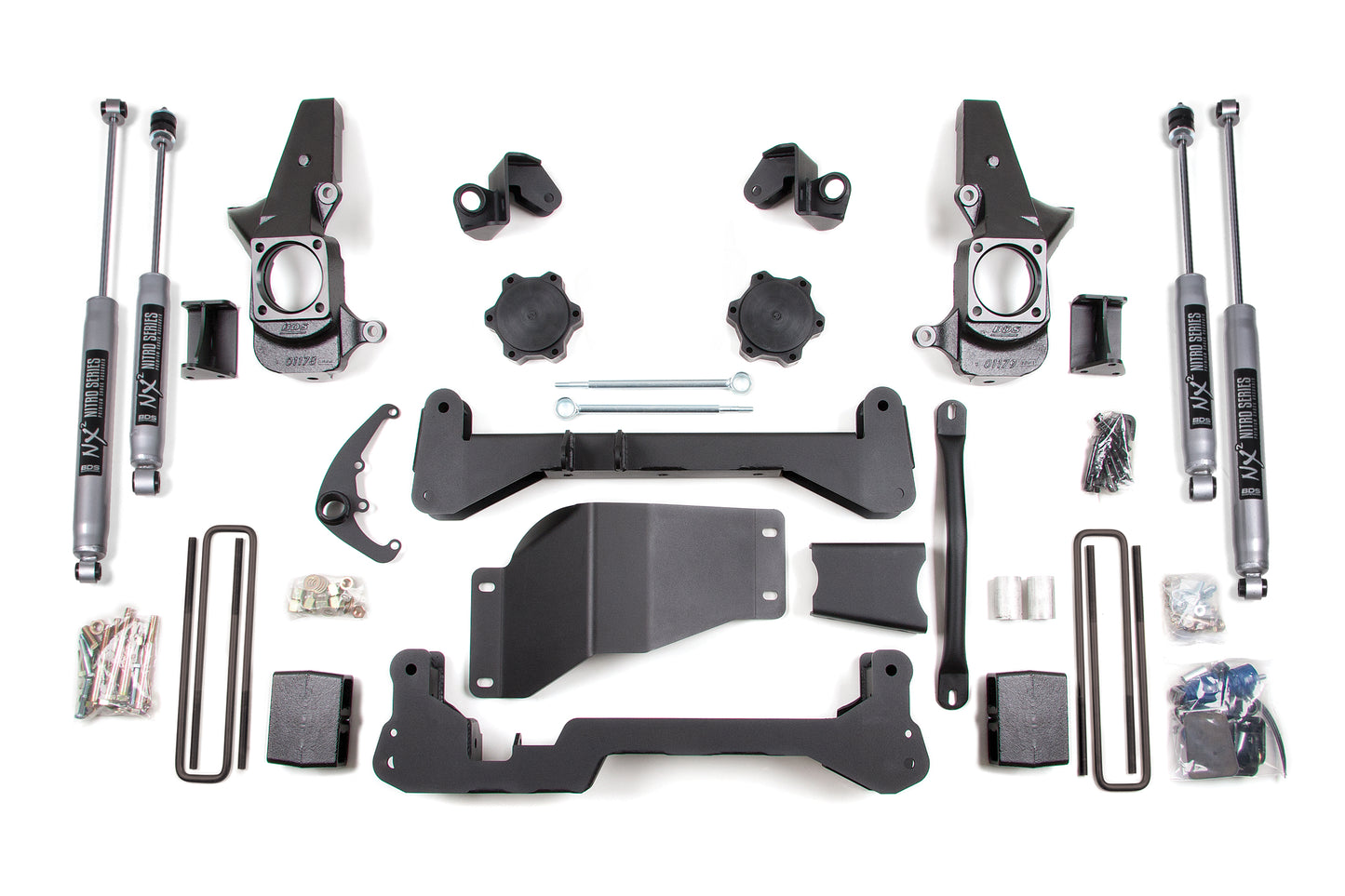 BDS SUSPENSION 4.5 Inch Lift Kit - Chevy Silverado Or GMC Sierra 2500HD/3500 (01-10) SRW 4WD BDS192H