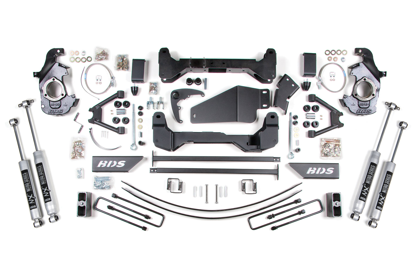 BDS SUSPENSION 6 Inch Lift Kit - Chevy/GMC Suburban- Tahoe- Yukon 1500 (92-98) BDS195H