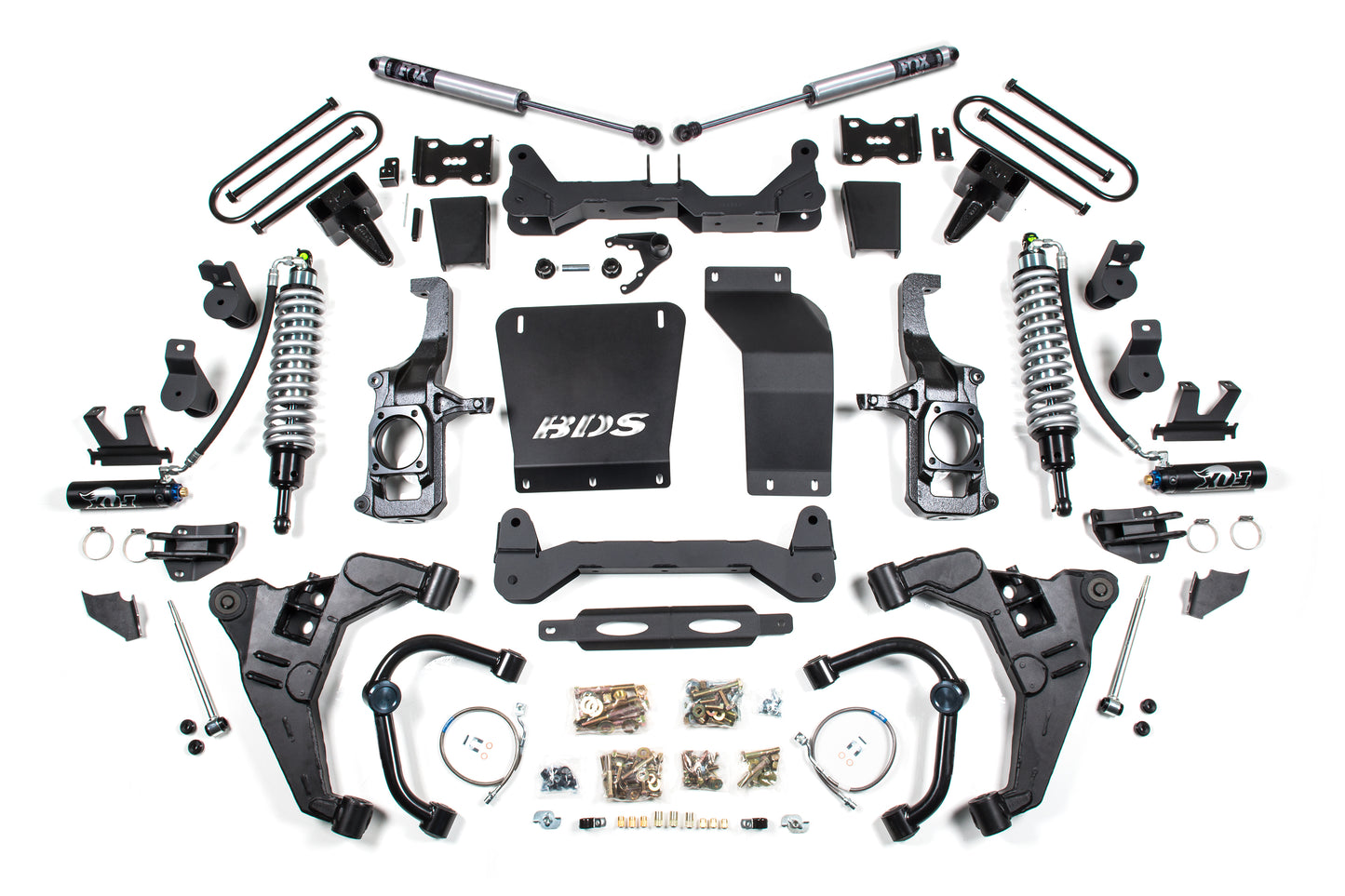 BDS SUSPENSION 6.5 Inch Lift Kit - FOX 2.5 Coil-Over Conversion - Chevy Silverado Or GMC Sierra 2500HD/3500HD (11-19) - Diesel BDS728FDSC