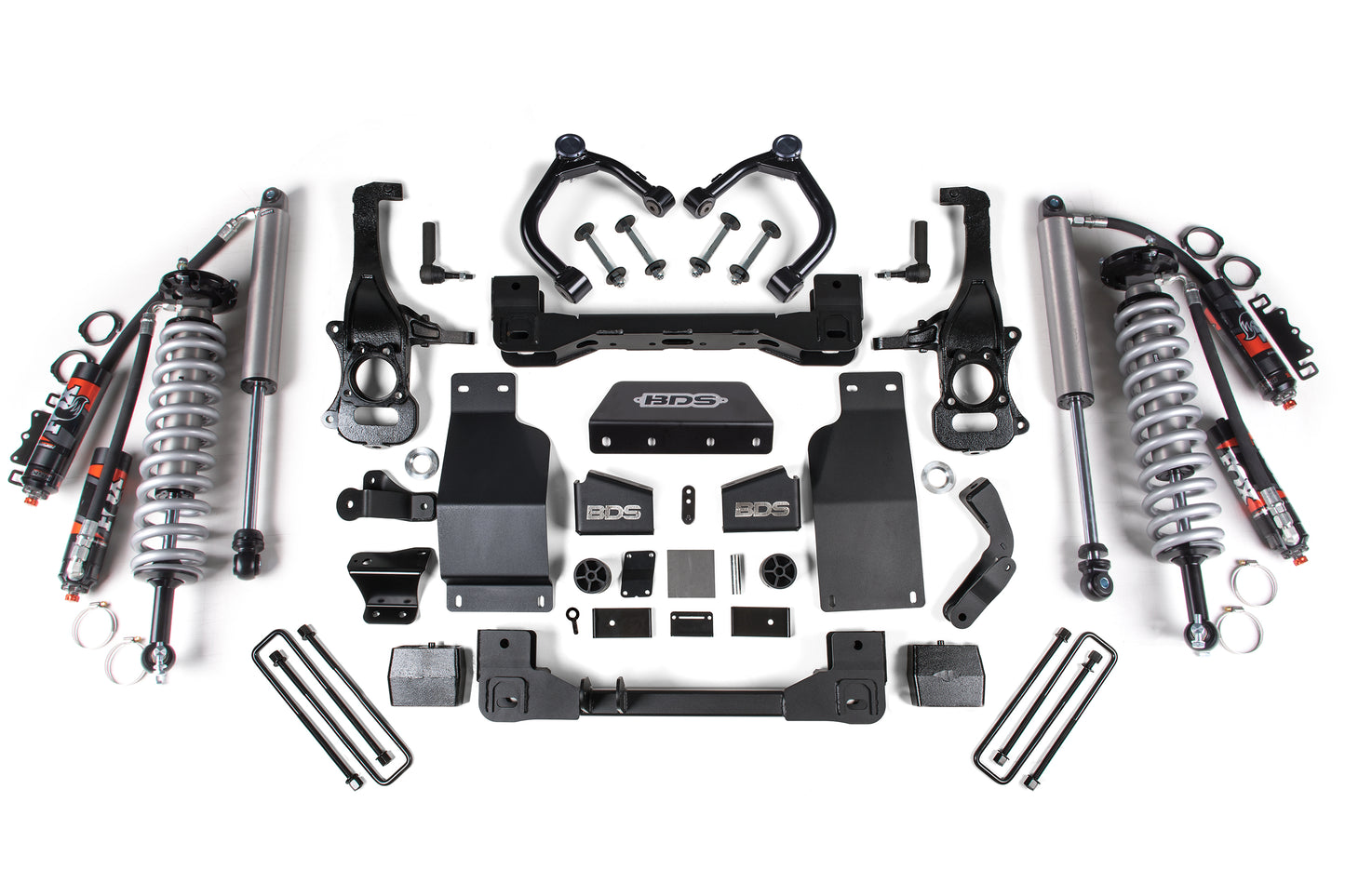 BDS SUSPENSION 6 Inch Lift Kit - FOX 2.5 Performance Elite Coil-Over - Chevy Silverado Or GMC Sierra 1500 (19-24) 4WD - Diesel BDS784FPE