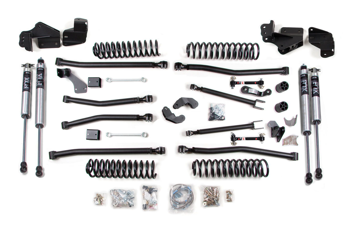 BDS SUSPENSION 4.5 Inch Lift Kit - Long Arm - Jeep Wrangler JK (07-18) 4-Door BDS1407FS